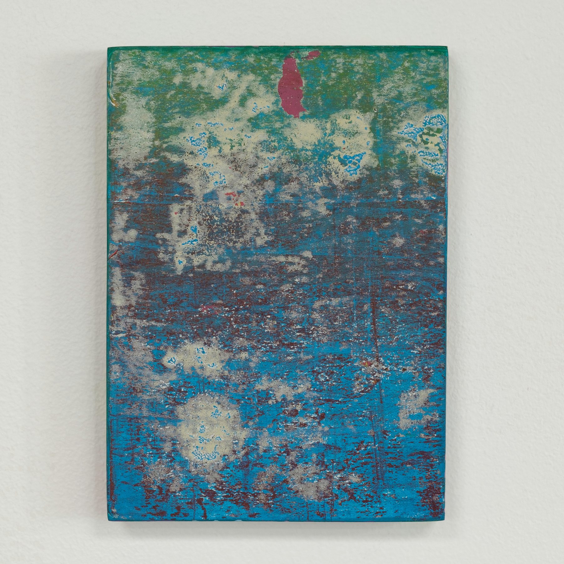 A-880882868 — Acrylic and paper on wood · 5 × 7 in — Jyotsna Ambarukhana