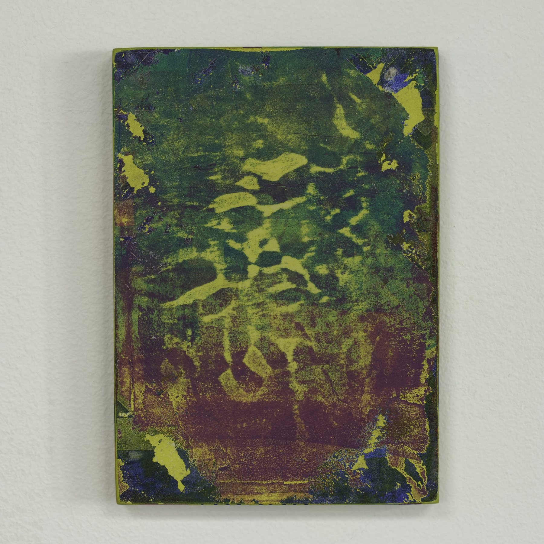 A-882266432 — Acrylic and paper on wood · 5 × 7 in — Jyotsna Ambarukhana