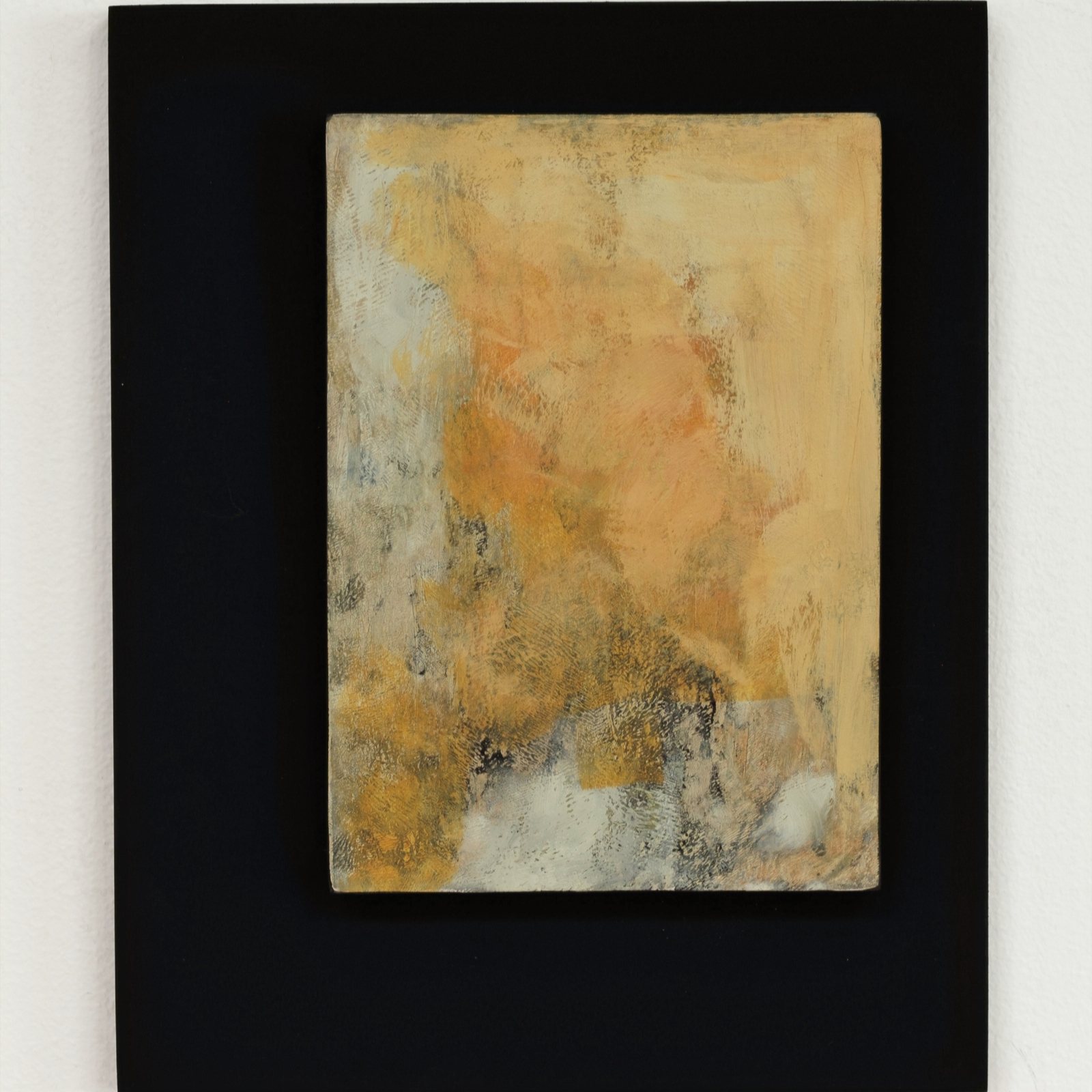 Liminal Spaces — Acrylic and paper on cradled wood panel · 8 × 10 in — Jyotsna Ambarukhana