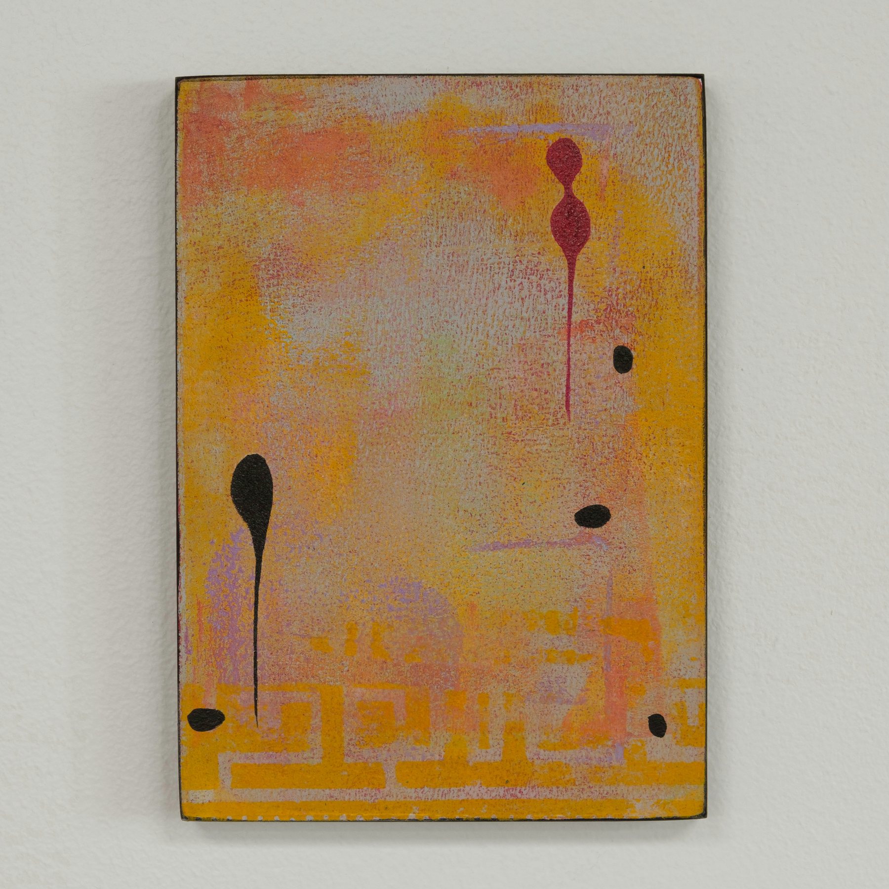 A-992020288 — Acrylic and paper on wood · 5 × 7 in — Jyotsna Ambarukhana