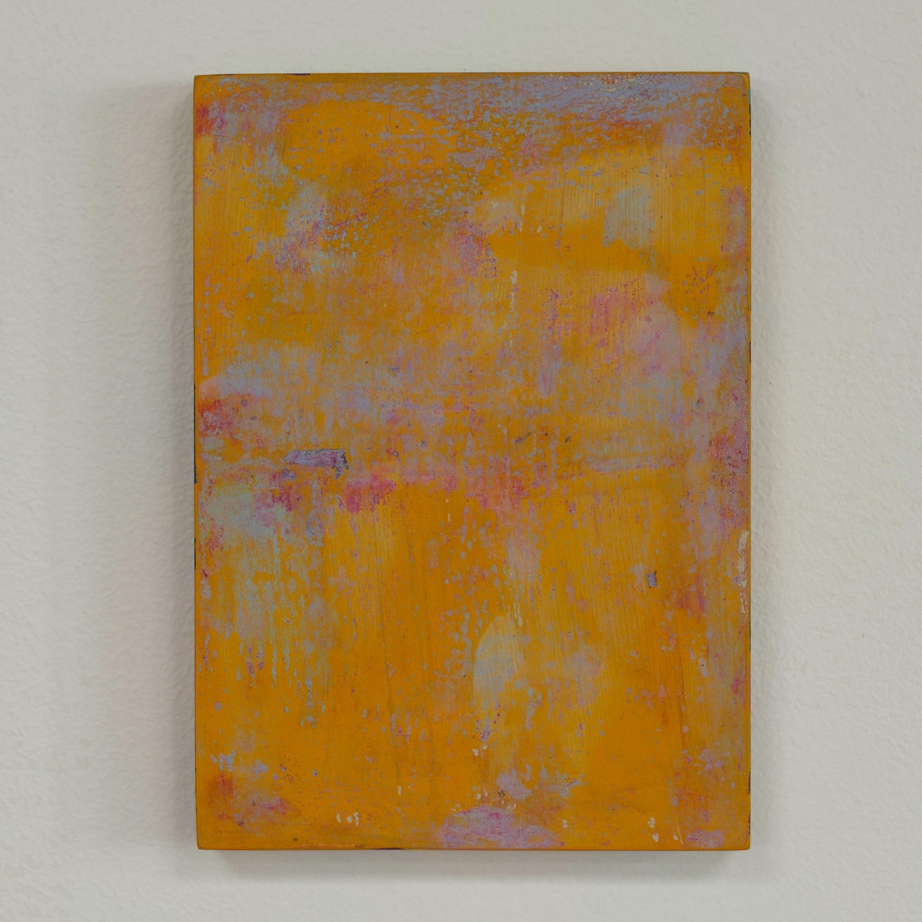 A-880677067 — Acrylic and paper on wood · 5 × 7 in — Jyotsna Ambarukhana