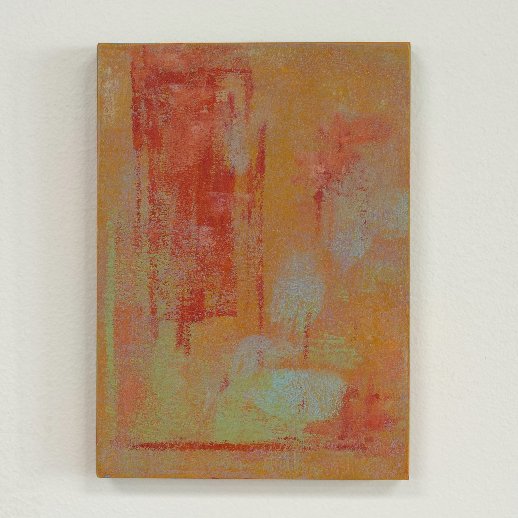 A-888866378 — Acrylic and paper on wood · 5 × 7 in — Jyotsna Ambarukhana