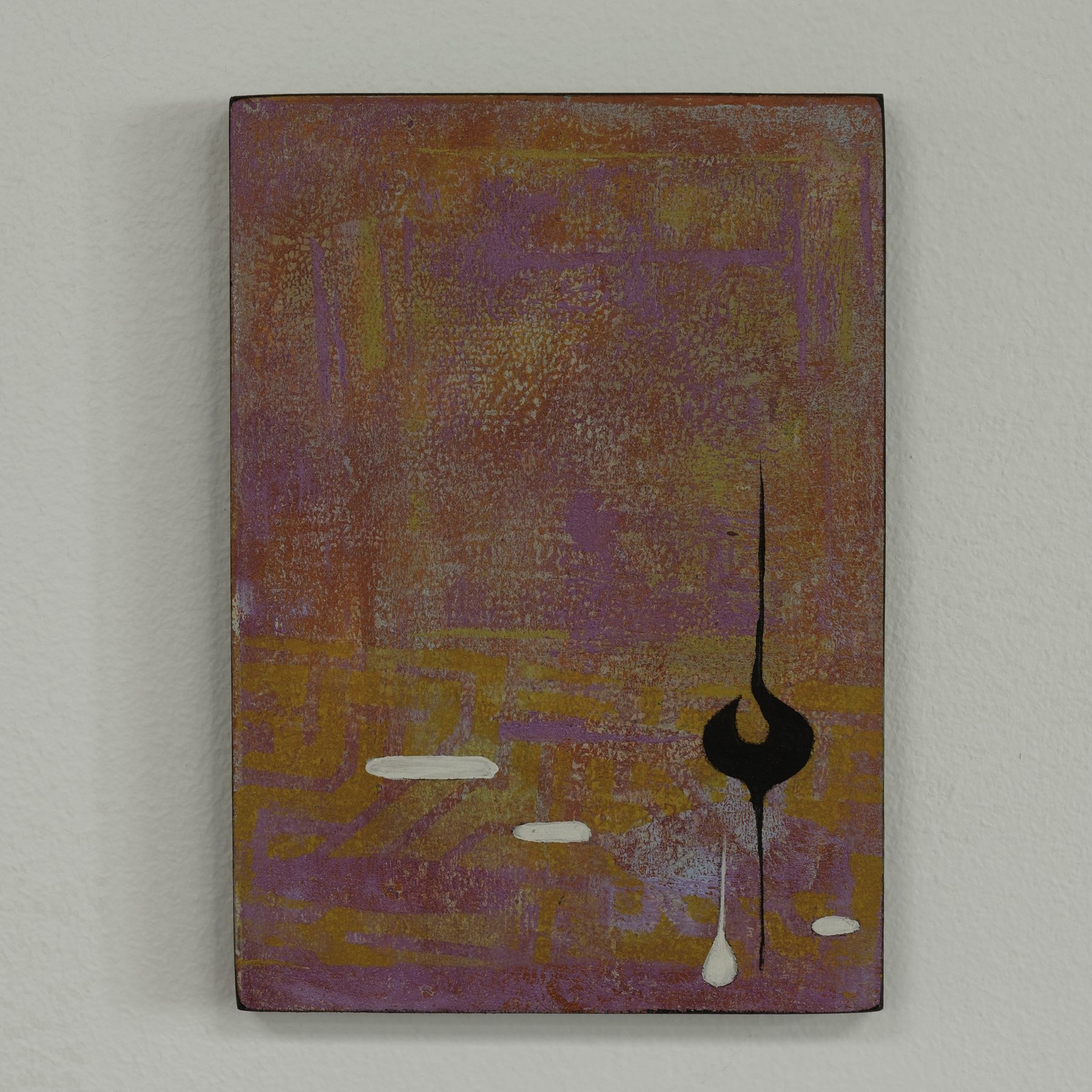 A-996079488 — Acrylic and paper on wood · 5 × 7 in — Jyotsna Ambarukhana