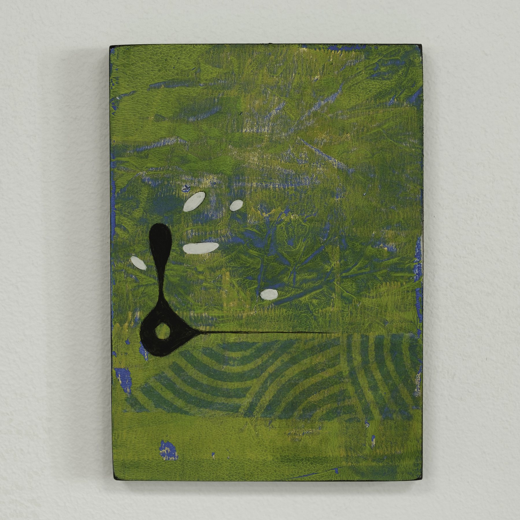 A-992489688 — Acrylic and paper on wood · 5 × 7 in — Jyotsna Ambarukhana