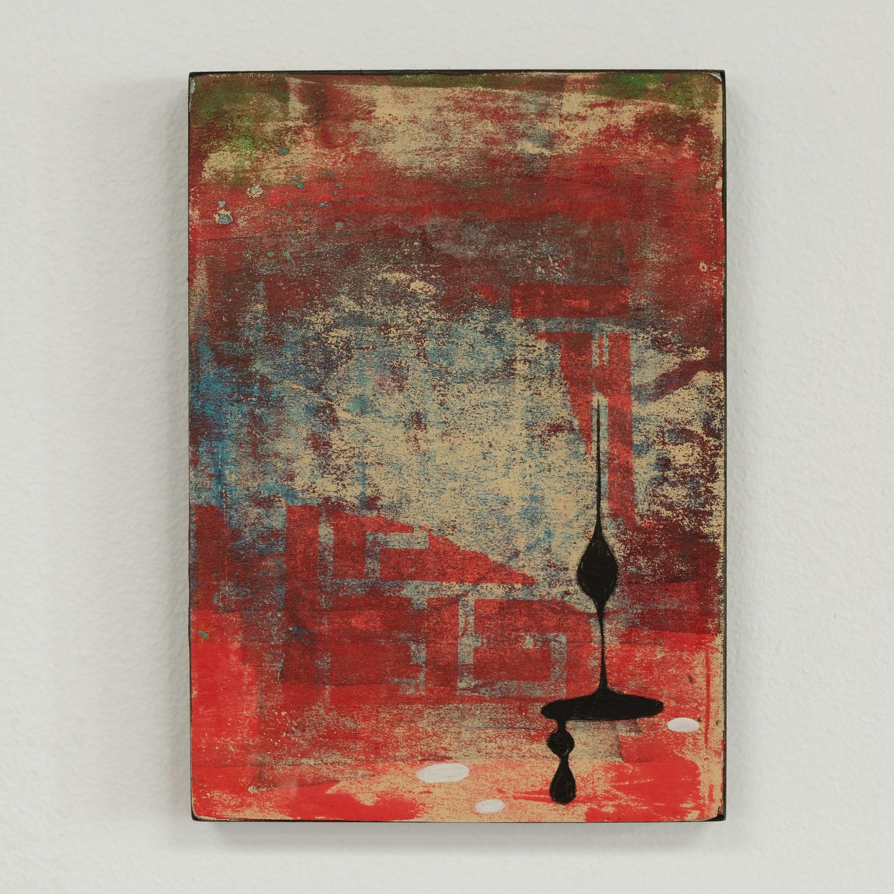 A-996686491 — Acrylic and paper on wood · 5 × 7 in — Jyotsna Ambarukhana
