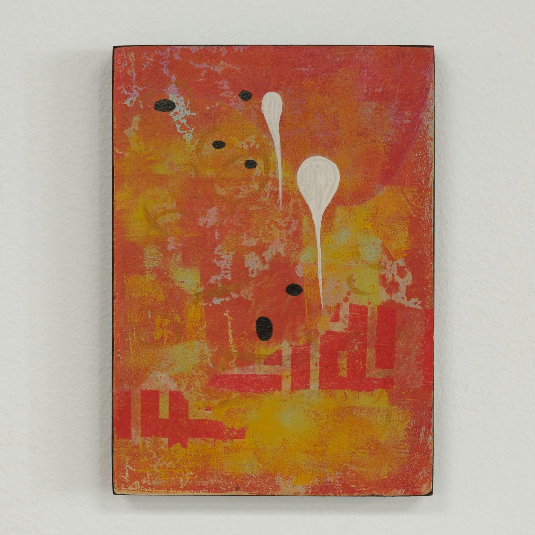 A-990700058 — Acrylic and paper on wood · 5 × 7 in — Jyotsna Ambarukhana