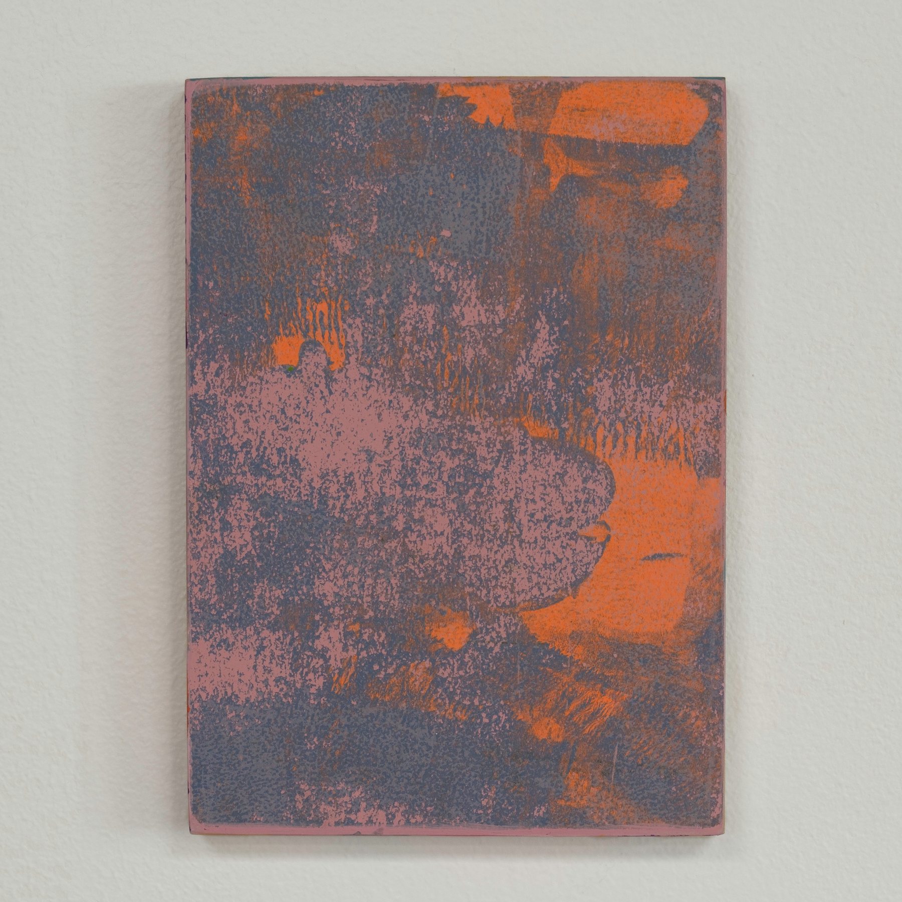 A-887878207 — Acrylic and paper on wood · 5 × 7 in — Jyotsna Ambarukhana